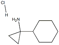 1-环己基环丙烷-1-胺盐酸盐 结构式