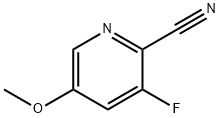 3-氟-5-甲氧基-吡啶-2-甲腈 结构式
