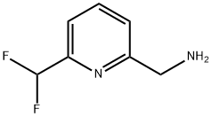 6-(二氟甲基)-2-吡啶甲胺 结构式