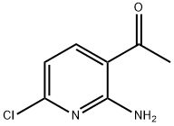 1-(2-amino-6-chloropyridin-3-yl)ethan-1-one 结构式