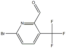 6-溴-3-(三氟甲基)吡啶甲醛 结构式