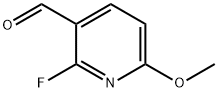 2-氟-6-甲氧基-3-吡啶甲醛 结构式