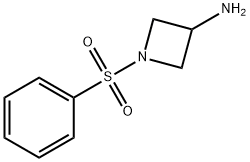 1-(苯磺酰基)氮杂环丁烷-3-胺 结构式