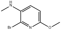 (2-Bromo-6-methoxy-pyridin-3-yl)-methyl-amine 结构式