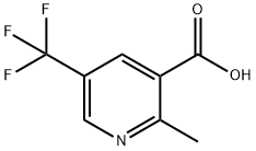 2-methyl-5-(trifluoromethyl)nicotinic acid 结构式