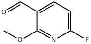 6-氟-2-甲氧基-3-吡啶甲醛 结构式