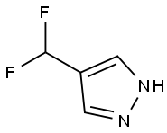 4-(二氟甲基)-1H-吡唑 结构式