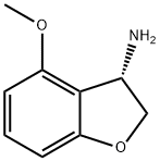 (S)-4-甲氧基-2,3-二氢苯并呋喃-3-胺 结构式