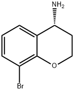 (4R)-8-BROMOCHROMANE-4-YLAMINE 结构式