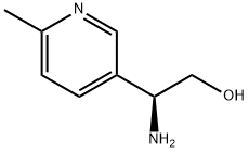 (R)-2-氨基-2-(6-甲基吡啶-3-基)乙烷-1-醇 结构式