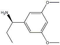 (1R)-1-(3,5-DIMETHOXYPHENYL)PROPAN-1-AMINE 结构式