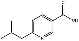 6-Isobutylnicotinic acid 结构式