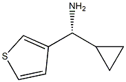 (R)-CYCLOPROPYL(THIOPHEN-3-YL)METHANAMINE 结构式