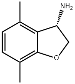 (S)-4,7-二甲基-2,3-二氢苯并呋喃-3-胺 结构式