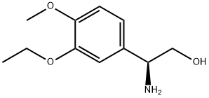 (BETAS)-BETA-氨基-3-乙氧基-4-甲氧基苯乙醇 结构式