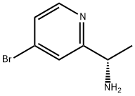 (S)-1-(4-bromopyridin-2-yl)ethan-1-amine 结构式