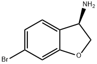 (R)-6-溴-2,3-二氢苯并呋喃-3-胺 结构式
