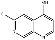 6-氯-1,7-萘啶-4-醇 结构式