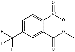 2-硝基-5-三氟甲基苯甲酸甲酯 结构式