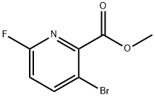 3-溴-6-氟吡啶甲酸甲酯 结构式