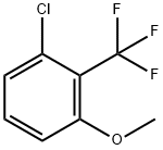 3-氯-2-三氟甲基苯甲醚 结构式