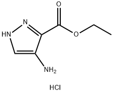 4-氨基吡唑-5-羧酸乙酯盐酸盐 结构式