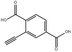 2-乙炔基对苯二甲酸 结构式