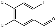 2-氟-4,5-二氯苯甲醛 结构式