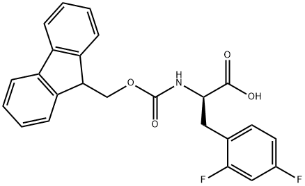 FMOC-D-2,4-DIFLUOROPHE 结构式