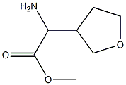 Methyl 2-amino-2-(tetrahydrofuran-3-yl)acetate 结构式