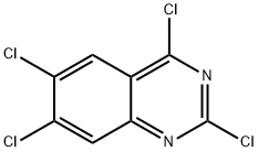 2,4,6,7-四氯喹唑啉 结构式