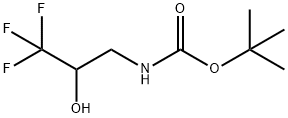 tert-Butyl 3,3,3-trifluoro-2-hydroxypropylcarbamate 结构式