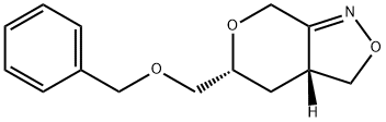(3aR,5R)-5-((benzyloxy)methyl)-3,3a,4,5-tetrahydro-7H-pyrano[3,4-c]isoxazole 结构式