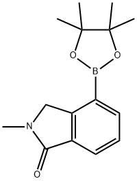 N-甲基-1-异吲哚酮-5-硼酸频哪醇酯 结构式