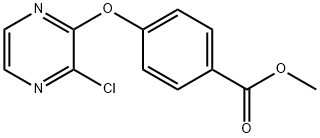 4-((3-氯吡嗪-2-基)氧基)苯甲酸甲酯 结构式