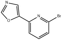 5-(6-溴吡啶-2-基)恶唑 结构式