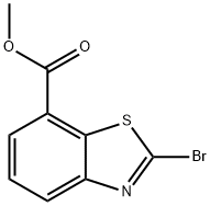 2-溴苯并[D]噻唑-7-羧酸甲酯 结构式