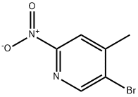 5-溴-4-甲基-2-硝基吡啶 结构式