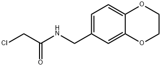 2-chloro-N-((2,3-dihydrobenzo[b][1,4]dioxin-6-yl)methyl)acetamide 结构式