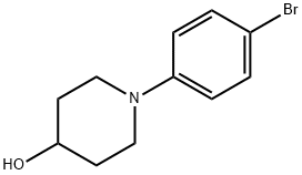 1-(4-溴苯基)哌啶-4-醇 结构式