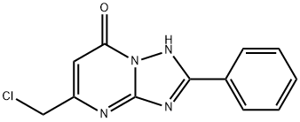 5-(chloromethyl)-2-phenyl-[1,2,4]triazolo[1,5-a]pyrimidin-7(1H)-one 结构式