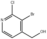 (3-溴-2-氯吡啶-4-基)甲醇 结构式