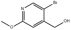 5-Bromo-2-methoxypyridine-4-methanol 结构式