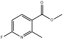 6-氟-2-甲基烟酸甲酯 结构式