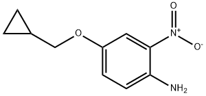 4-(cyclopropylmethoxy)-2-nitrobenzenamine 结构式