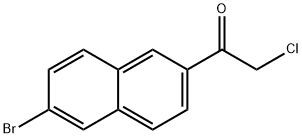 6-溴-2-(氯乙酰基)萘 结构式