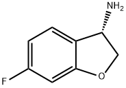 (S)-6-氟-2,3-二氢苯并呋喃-3-胺 结构式