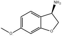(R)-6-甲氧基-2,3-二氢苯并呋喃-3-胺 结构式
