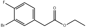 2-(3-溴-4-氟苯基)乙酸乙酯 结构式