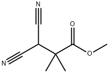 3,3-二氰基-2,2-二甲基丙酸甲酯 结构式